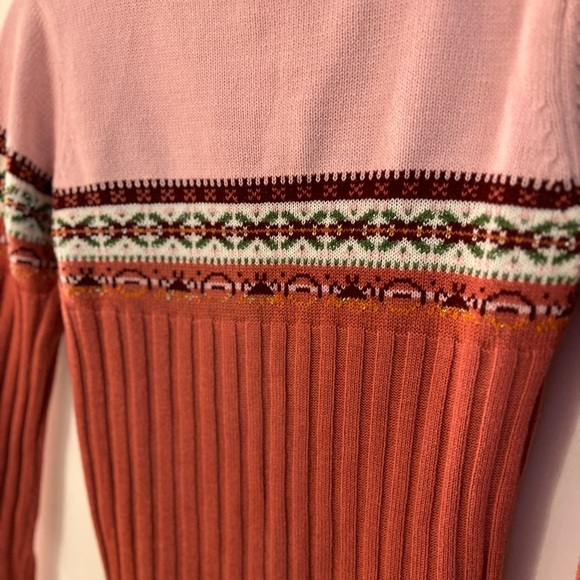 Taunt Quarter Zip Knit Vintage Sweater M - Picture 7 of 8